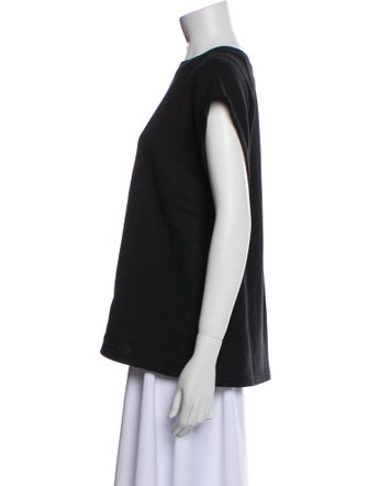 Tibi Crew Neck Short Sleeve T-Shirt