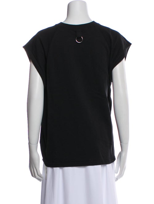 Tibi Crew Neck Short Sleeve T-Shirt