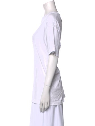 Tibi Graphic Print Crew Neck T-Shirt