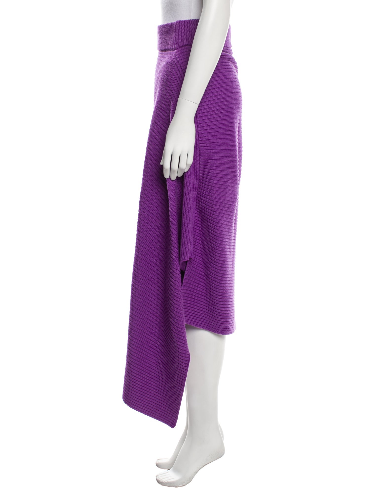 Tibi Merino Wool Midi Length Skirt