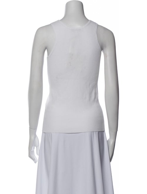 Tibi Scoop Neck Sleeveless Top