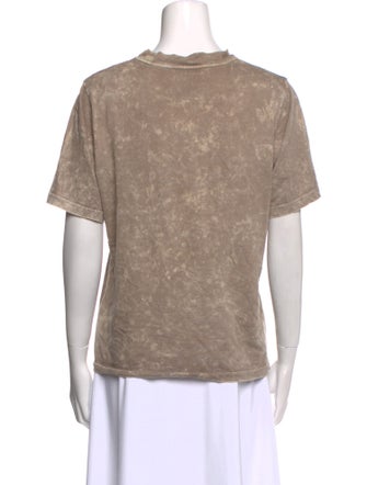 Tibi Crew Neck Short Sleeve T-Shirt