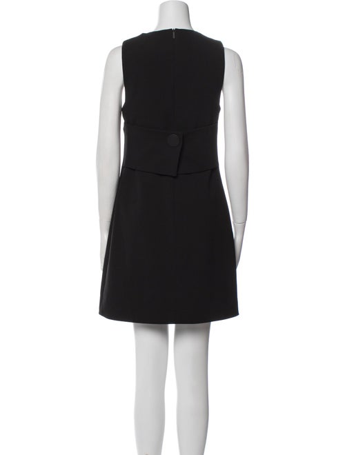 Tibi Crew Neck Mini Dress