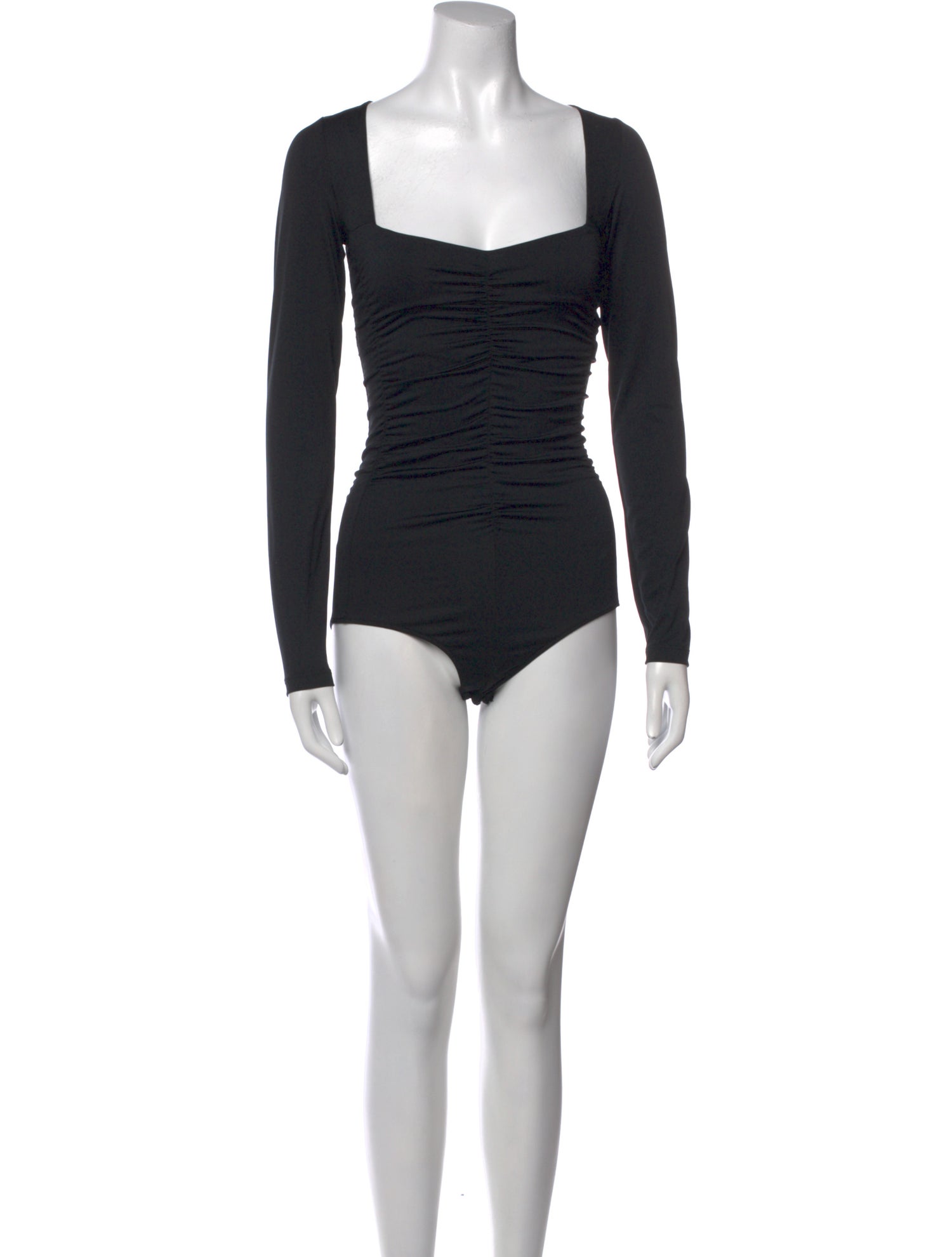 Tibi Square Neckline Long Sleeve Bodysuit w/ Tags