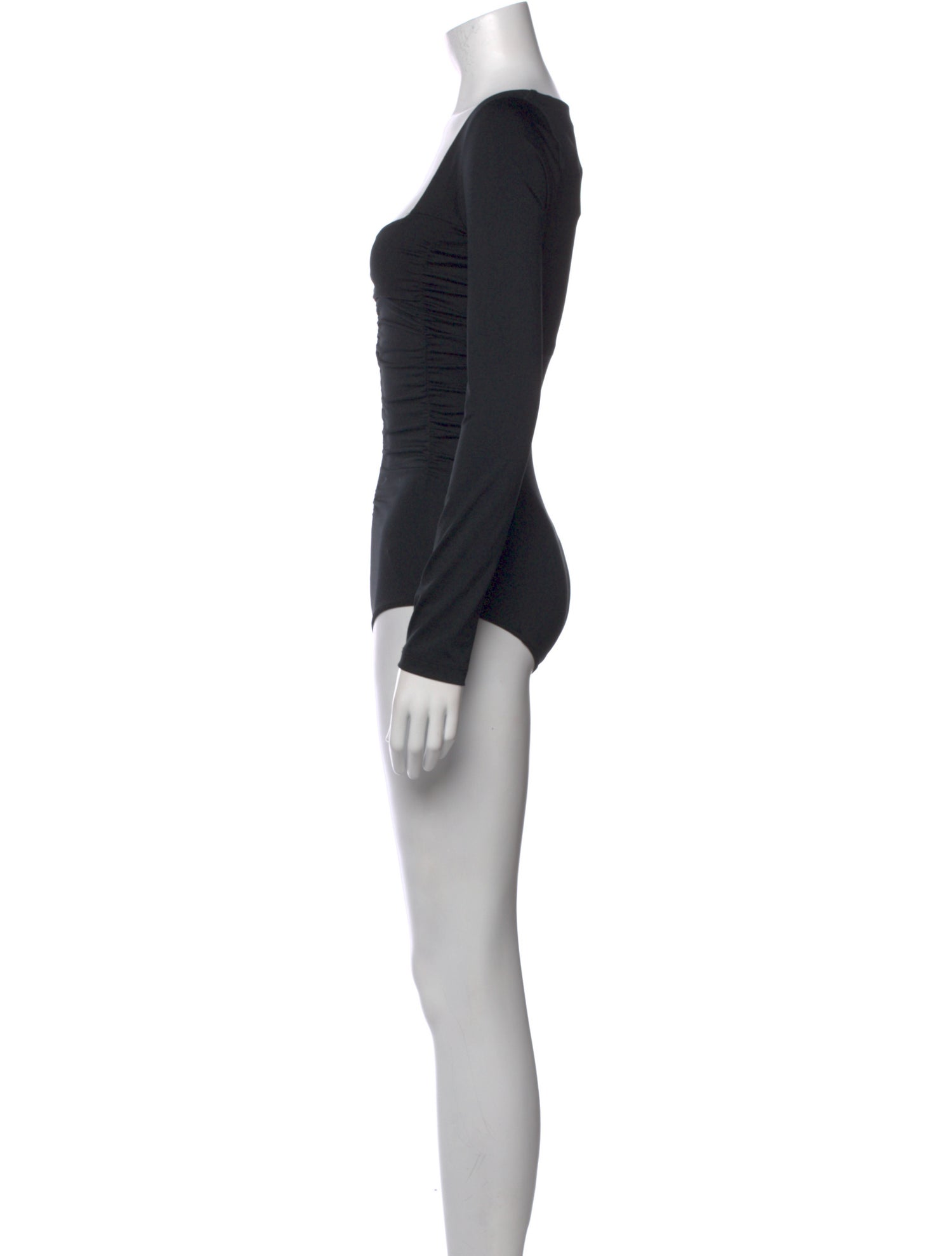 Tibi Square Neckline Long Sleeve Bodysuit w/ Tags