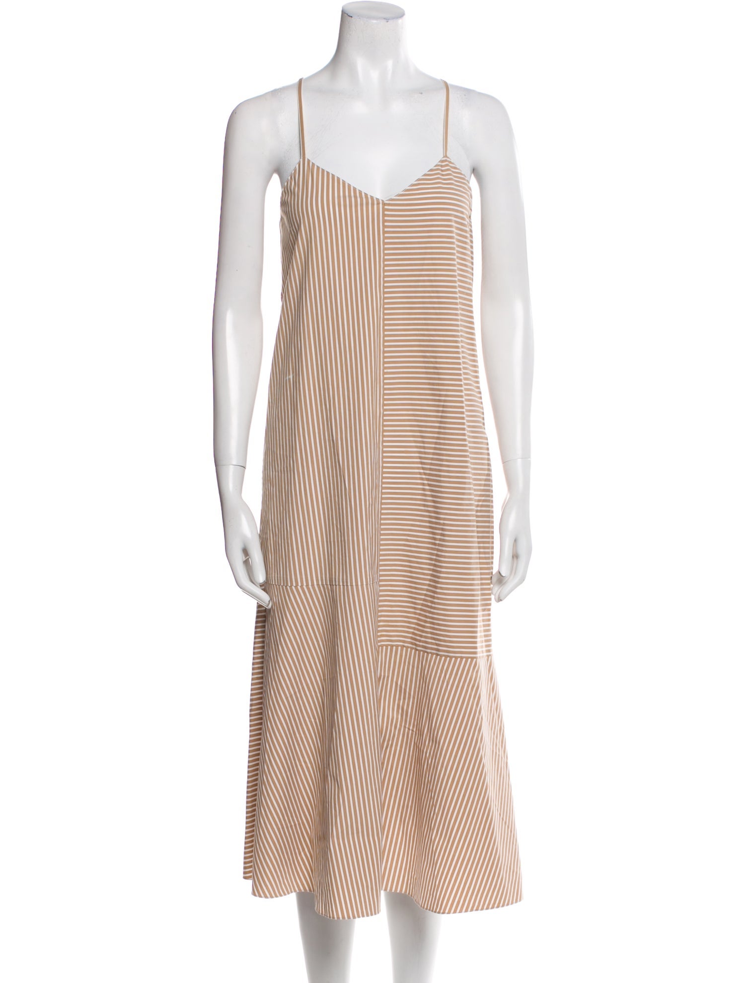 Tibi Striped Long Dress