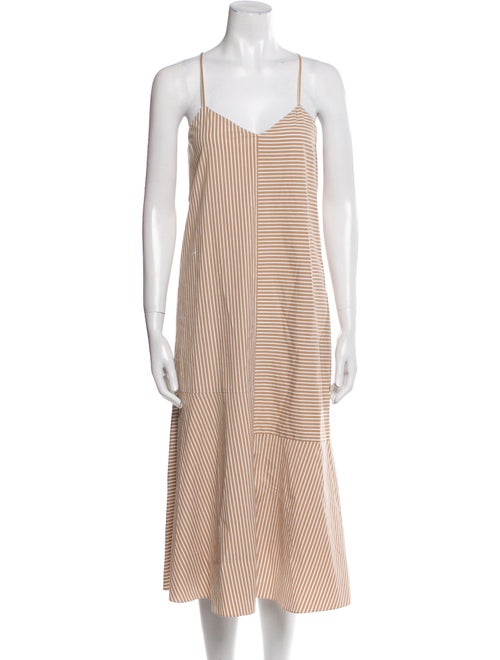 Tibi Striped Long Dress