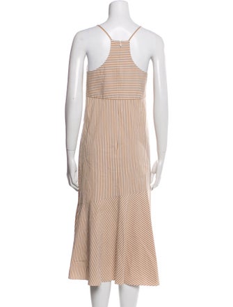 Tibi Striped Long Dress