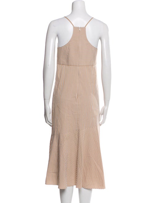Tibi Striped Long Dress