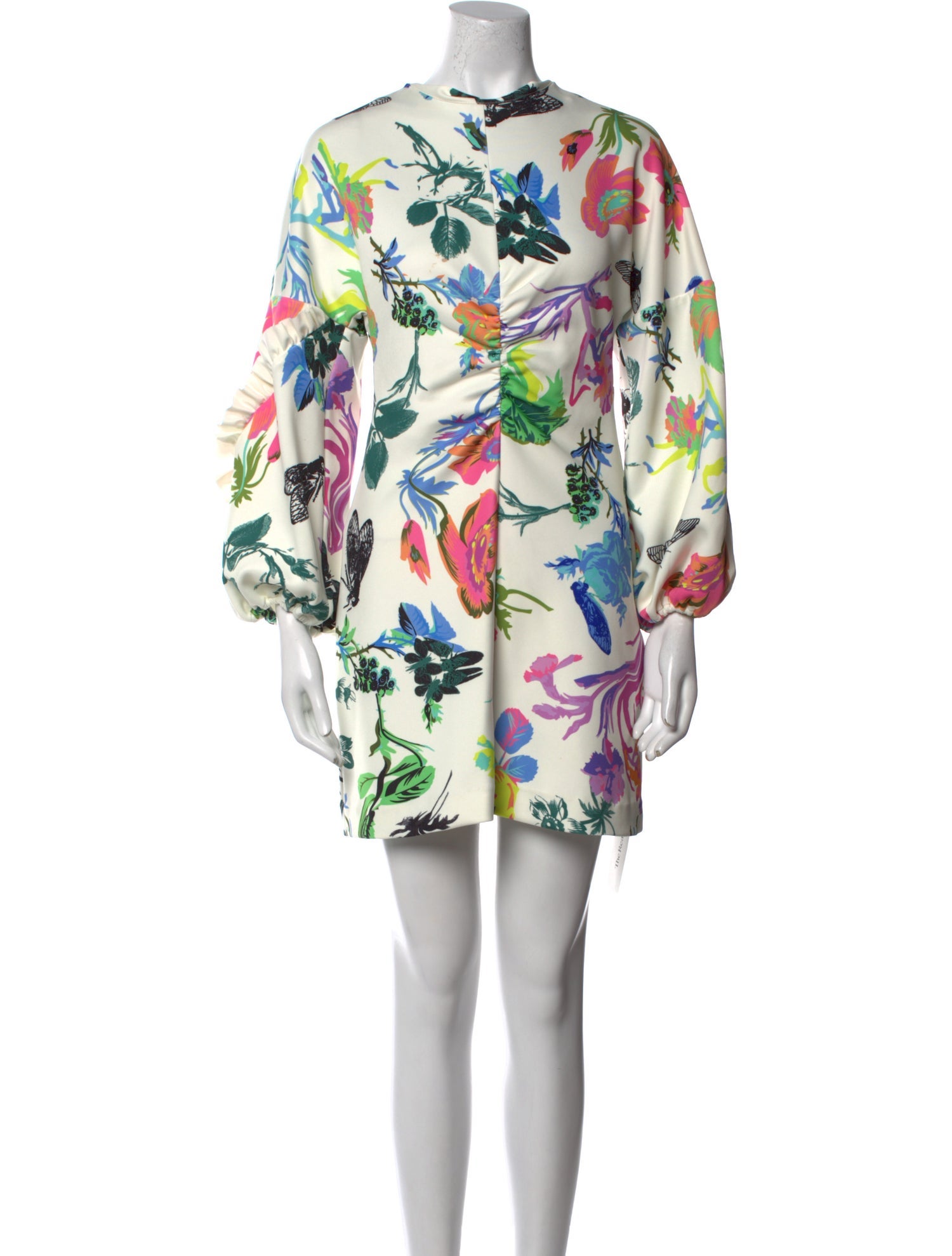 Tibi Floral Print Mini Dress