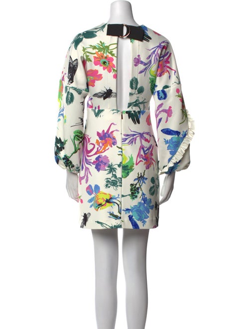 Tibi Floral Print Mini Dress