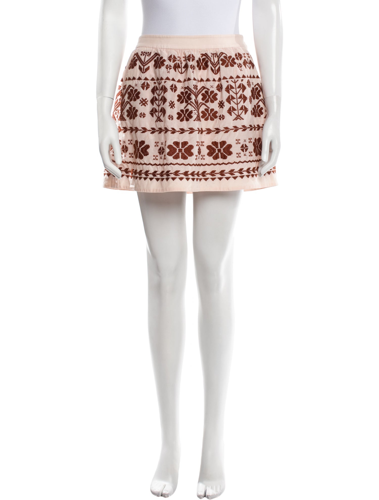 Tibi Printed Mini Skirt