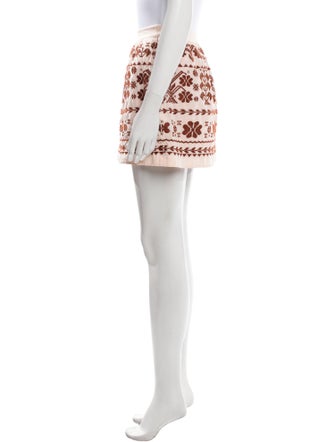 Tibi Printed Mini Skirt