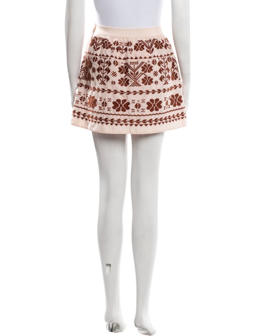 Tibi Printed Mini Skirt