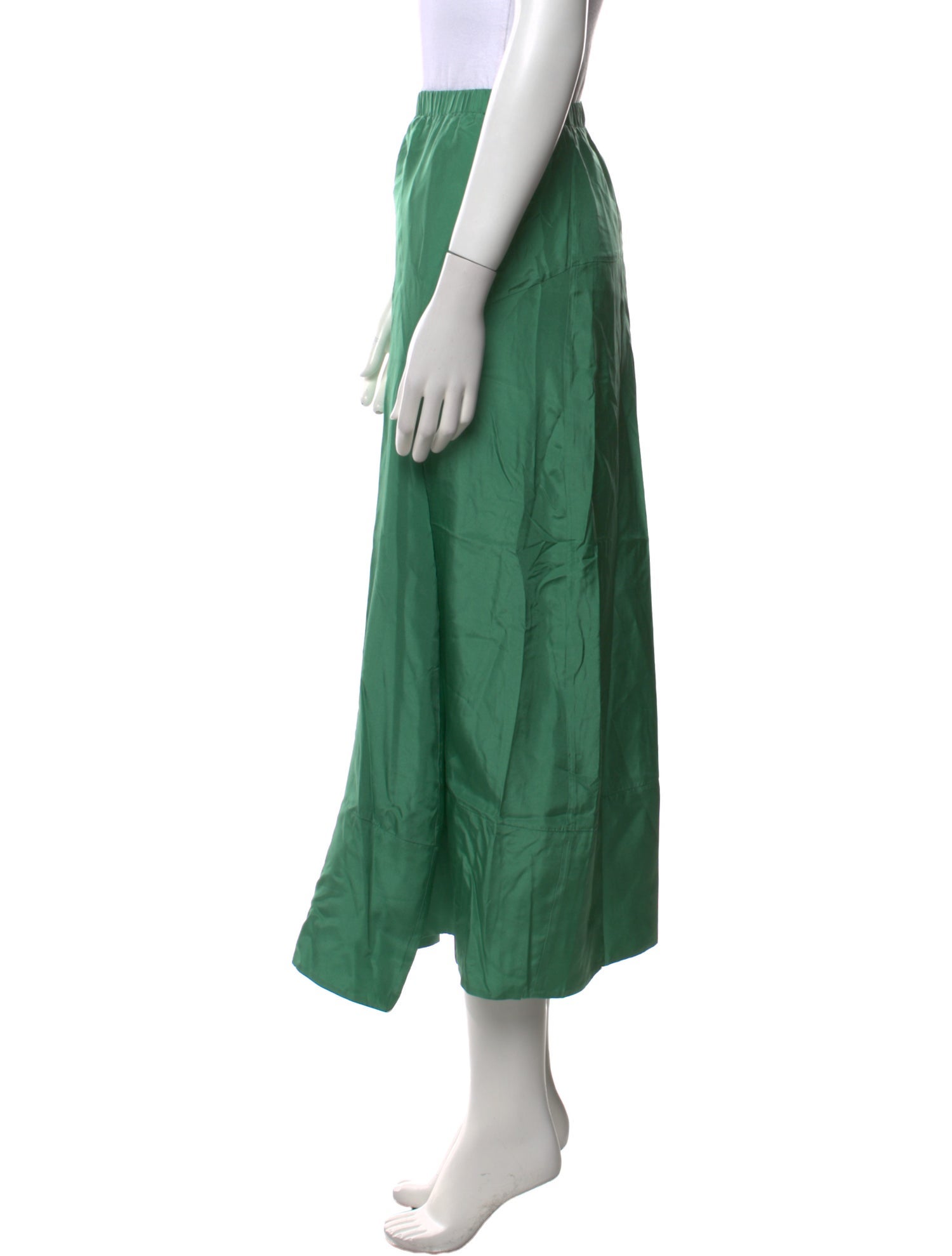 Tibi Silk Midi Length Skirt