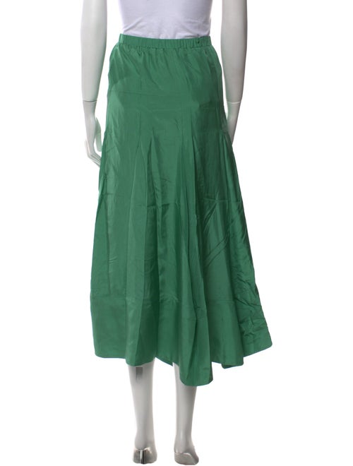 Tibi Silk Midi Length Skirt