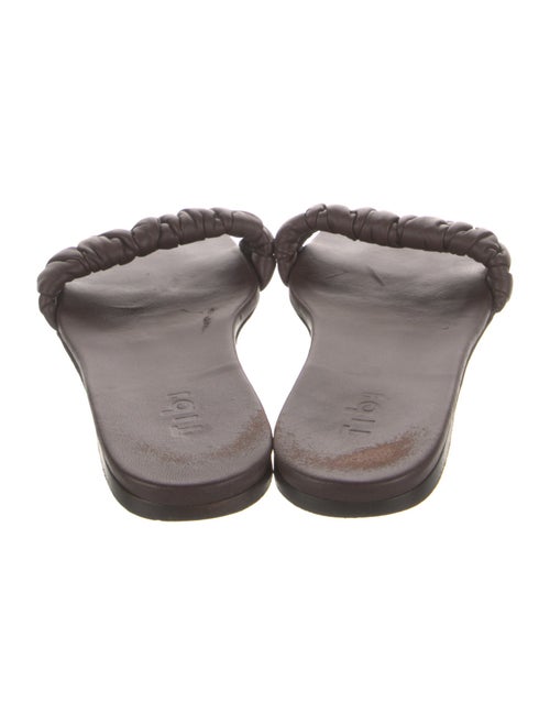 Tibi Leather Slides