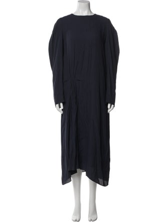 Tibi Crew Neck Long Dress