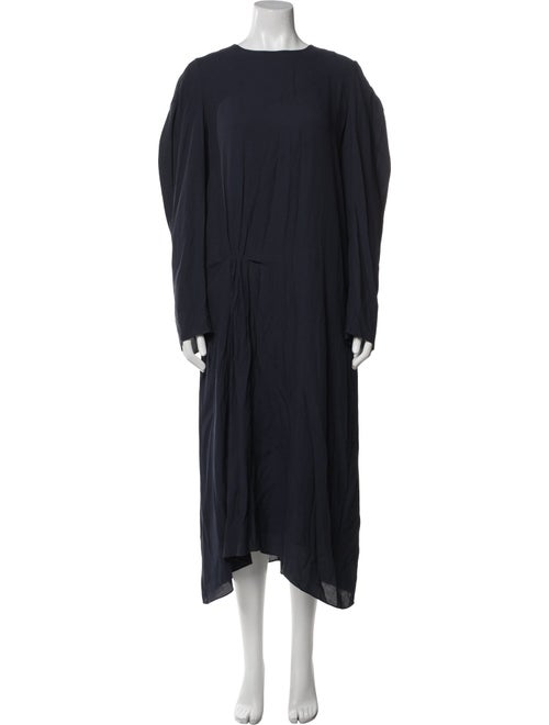 Tibi Crew Neck Long Dress