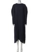 Tibi Crew Neck Long Dress