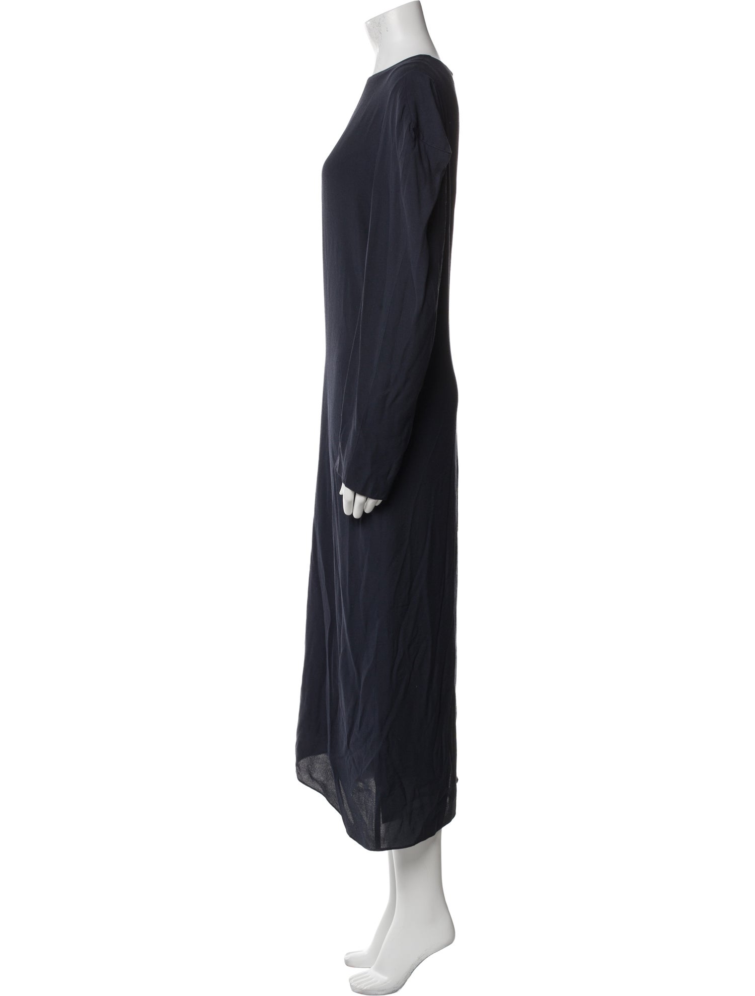 Tibi Crew Neck Long Dress