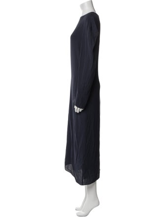 Tibi Crew Neck Long Dress
