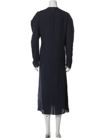 Tibi Crew Neck Long Dress