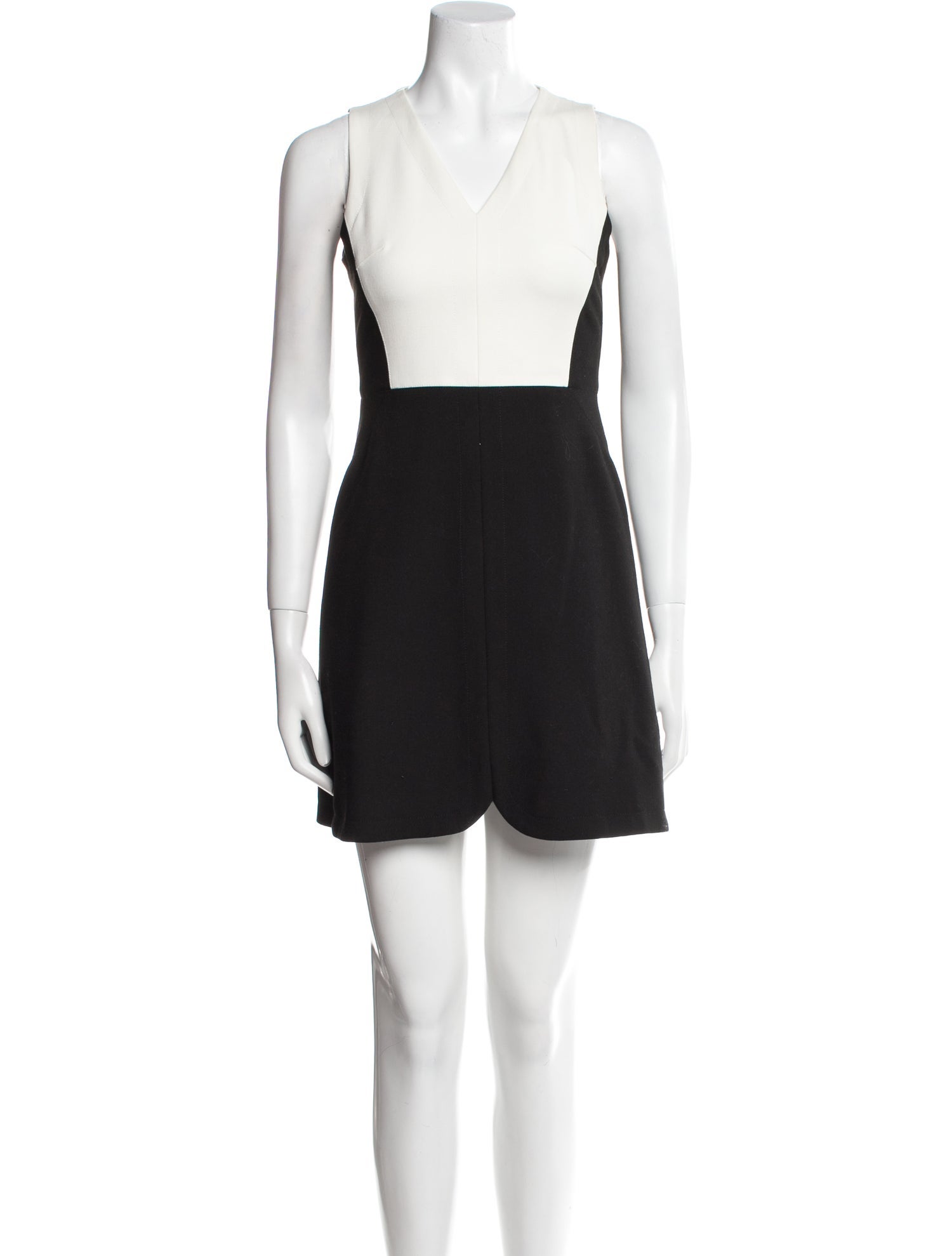 Tibi V-Neck Mini Dress