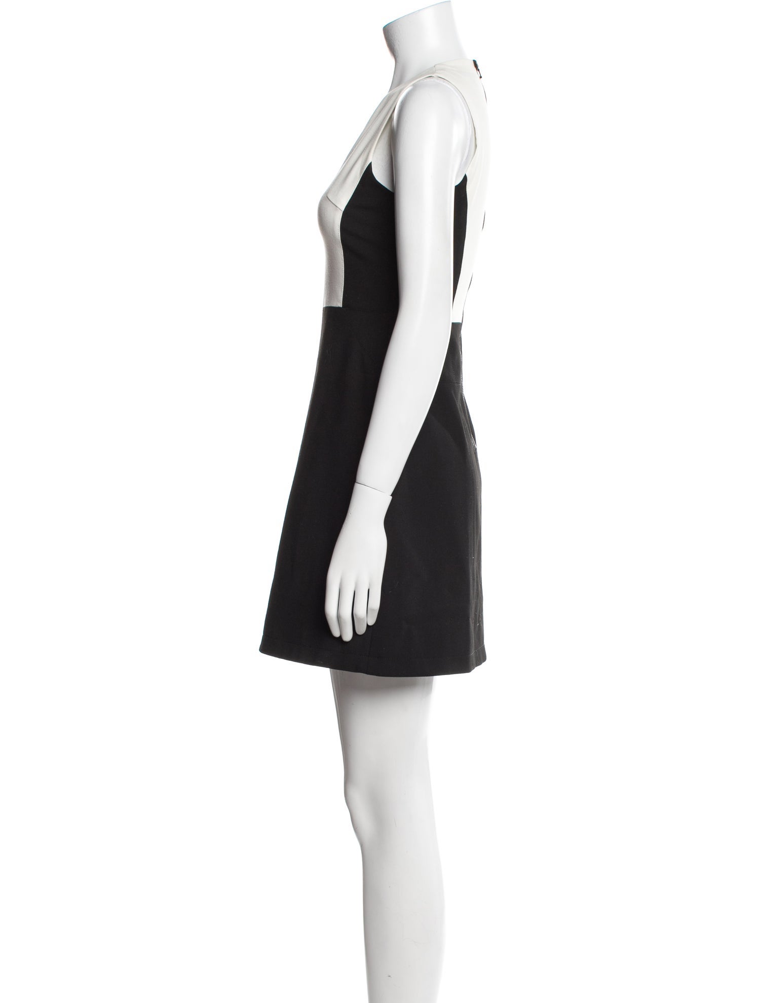 Tibi V-Neck Mini Dress