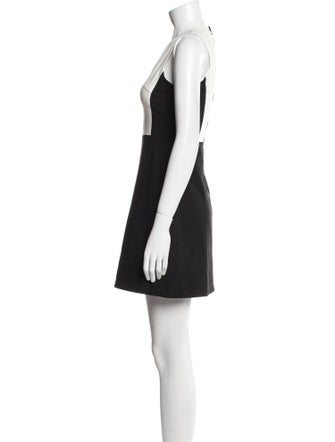Tibi V-Neck Mini Dress