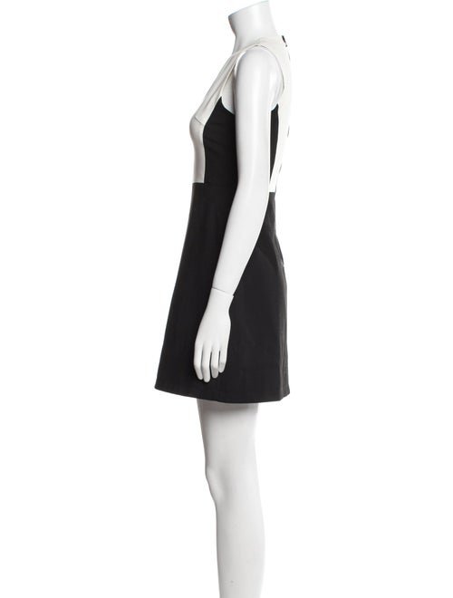 Tibi V-Neck Mini Dress