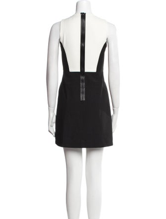 Tibi V-Neck Mini Dress