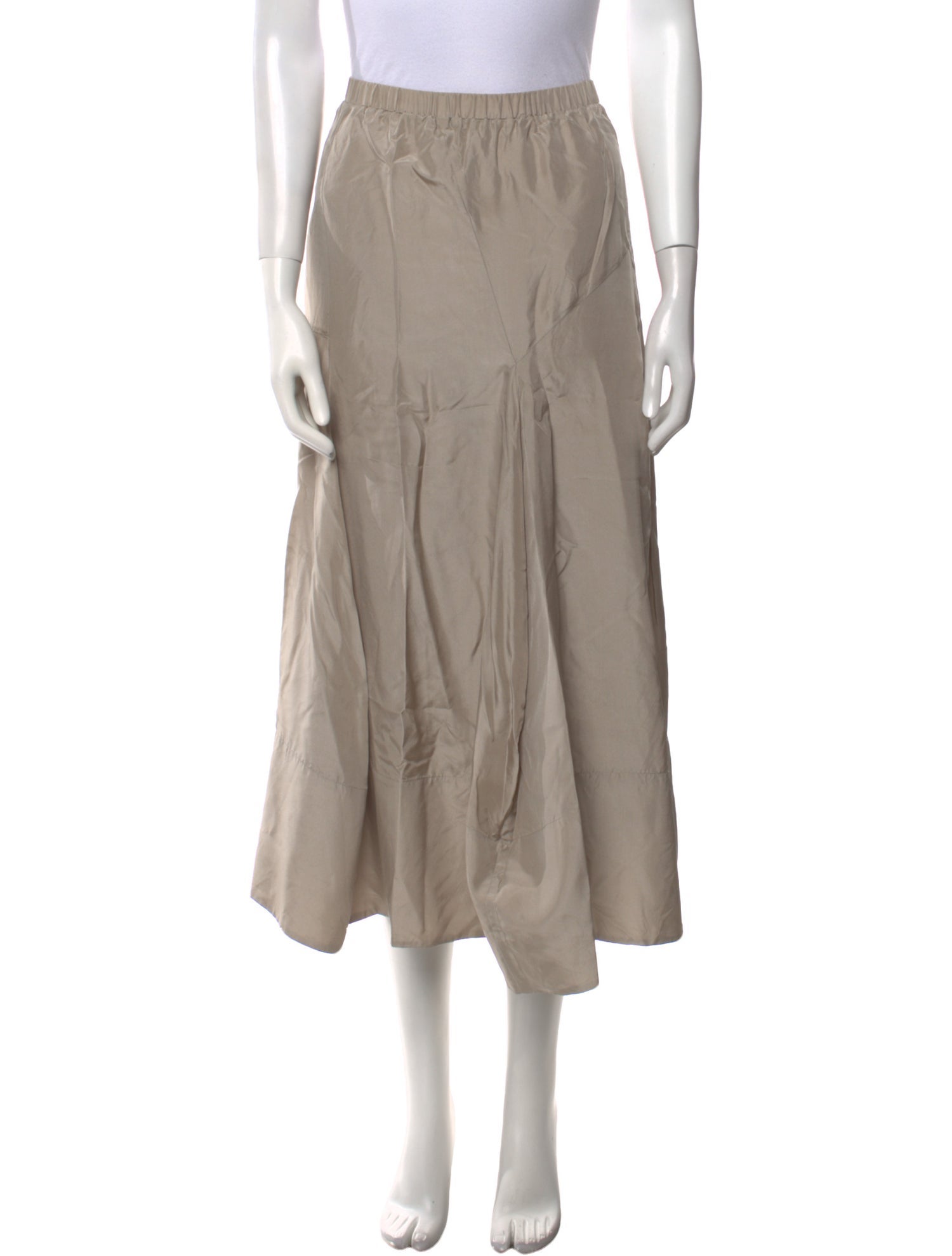 Tibi Silk Midi Length Skirt