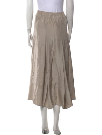 Tibi Silk Midi Length Skirt
