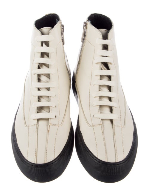 Tibi Leather Leather Trim Embellishment Sneakers