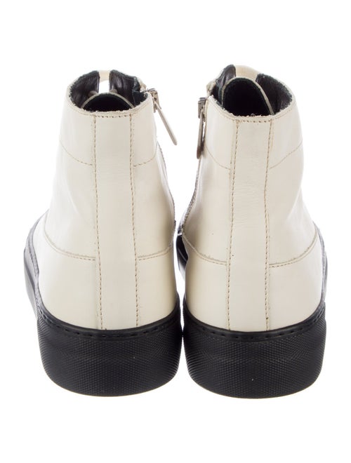 Tibi Leather Leather Trim Embellishment Sneakers