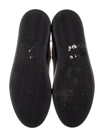 Tibi Leather Leather Trim Embellishment Sneakers