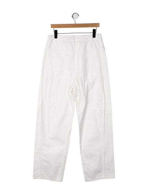 Tibi High-Rise Wide Leg Jeans