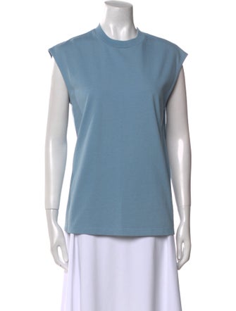 Tibi Crew Neck Short Sleeve T-Shirt