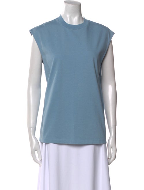 Tibi Crew Neck Short Sleeve T-Shirt