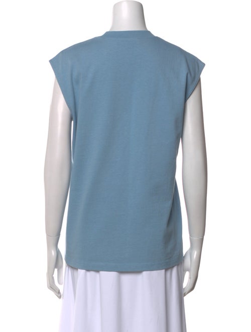 Tibi Crew Neck Short Sleeve T-Shirt