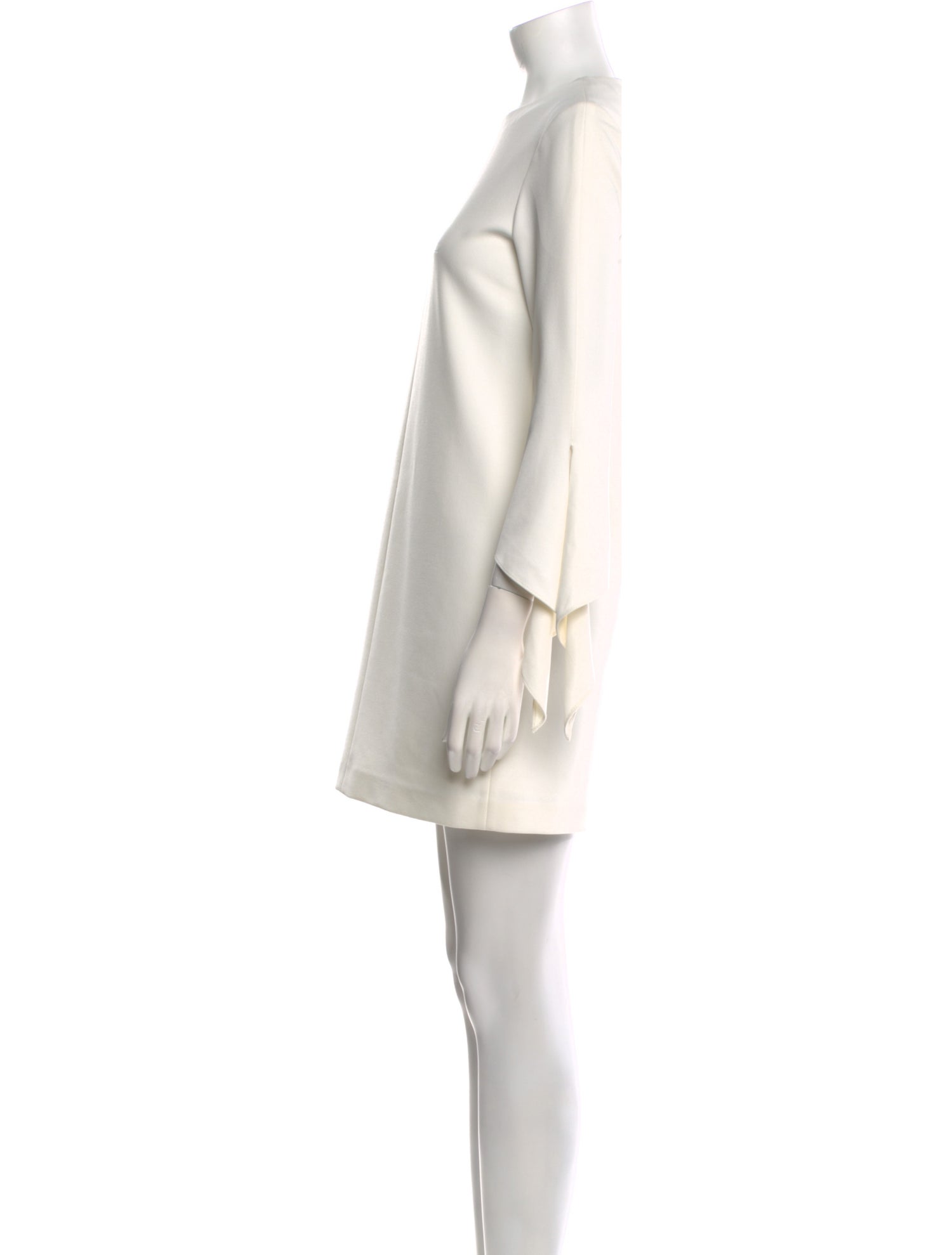 Tibi Crew Neck Mini Dress