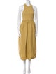 Tibi Crew Neck Long Dress