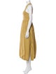Tibi Crew Neck Long Dress