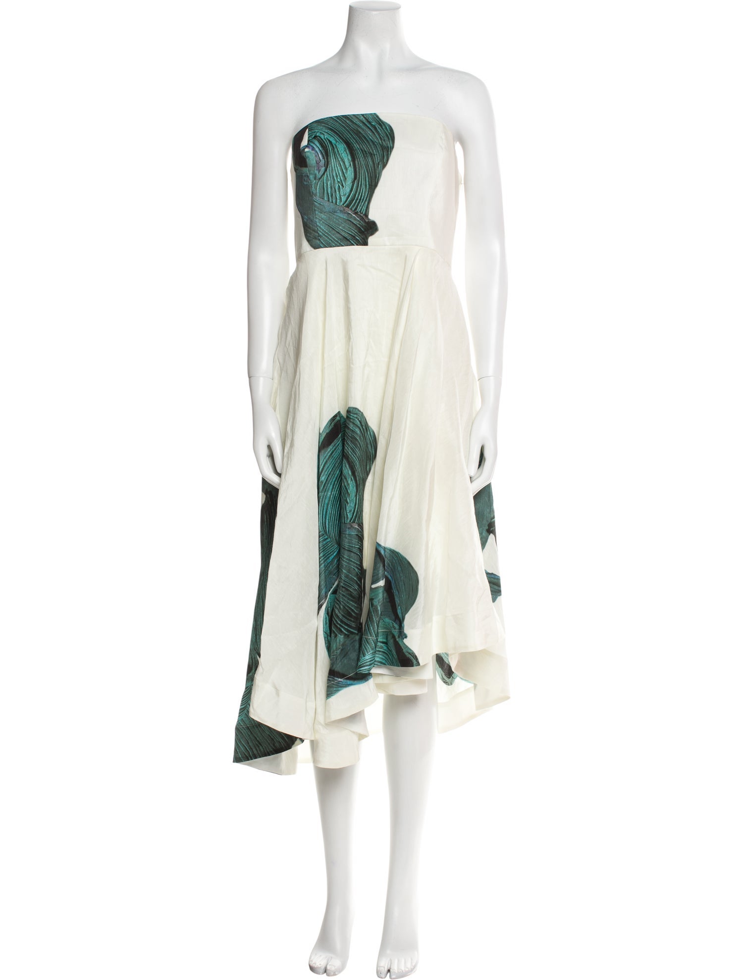 Tibi Linen Knee-Length Dress