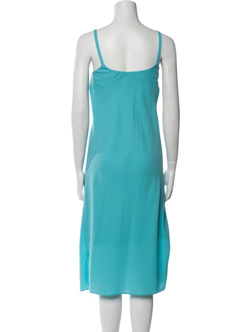 Tibi Scoop Neck Midi Length Dress