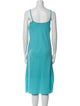 Tibi Scoop Neck Midi Length Dress
