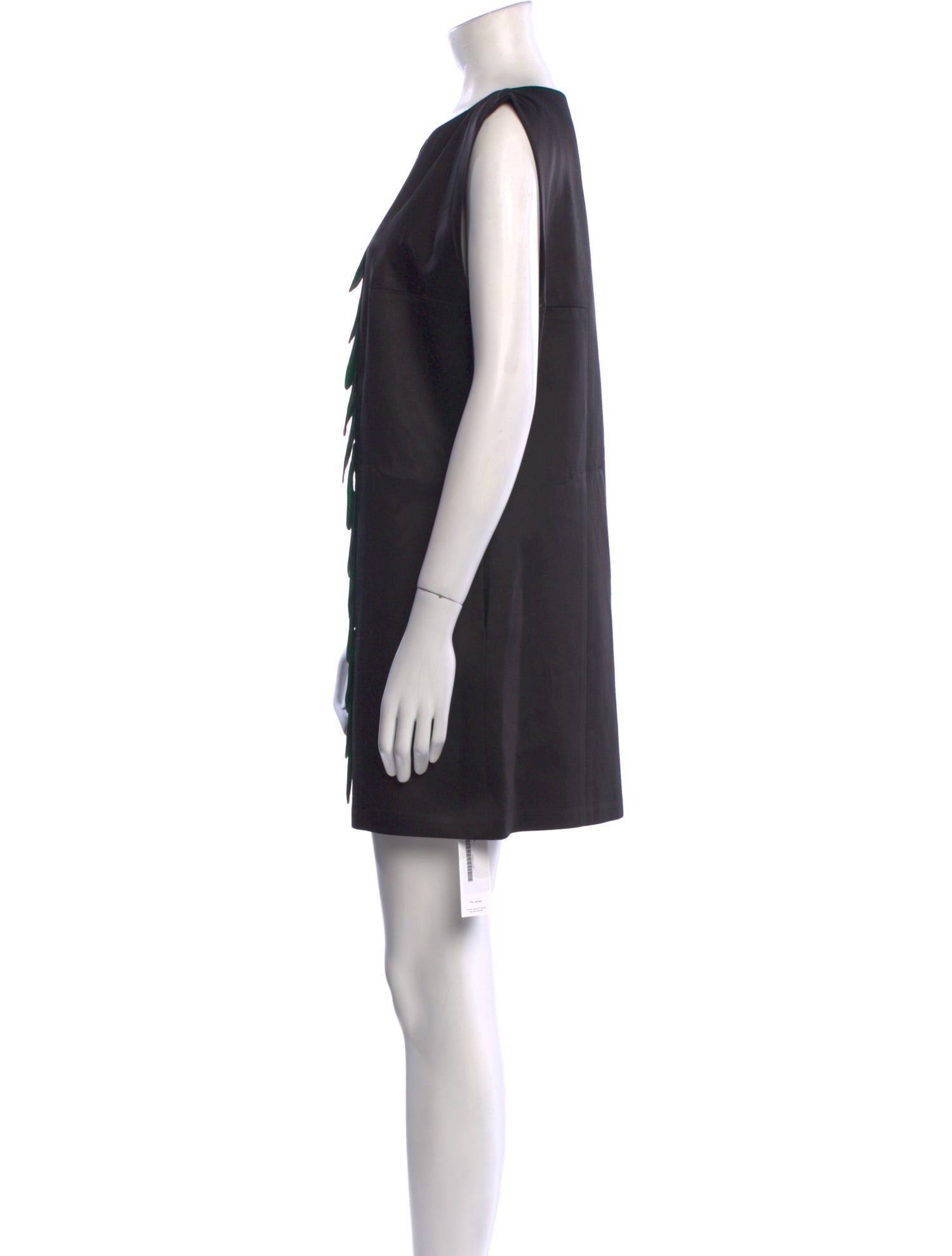 Tibi Bateau Neckline Mini Dress