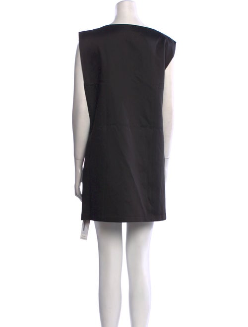 Tibi Bateau Neckline Mini Dress