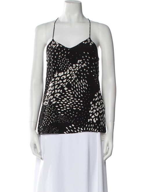 Tibi Silk Printed Top